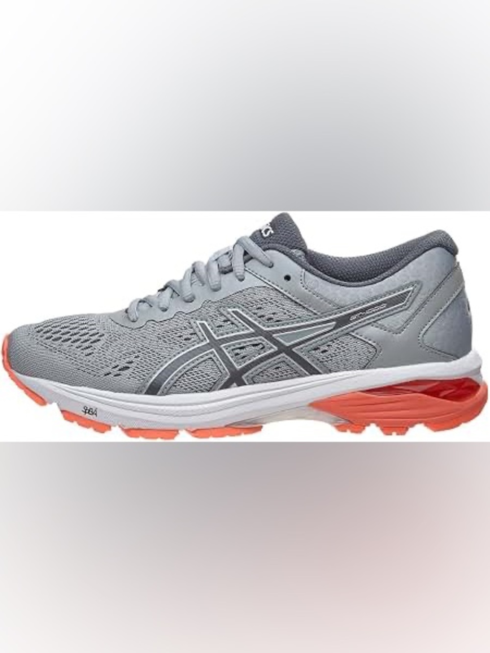 ASICS GT 1000 Women's Gray and Coral Running Shoe size 8.5